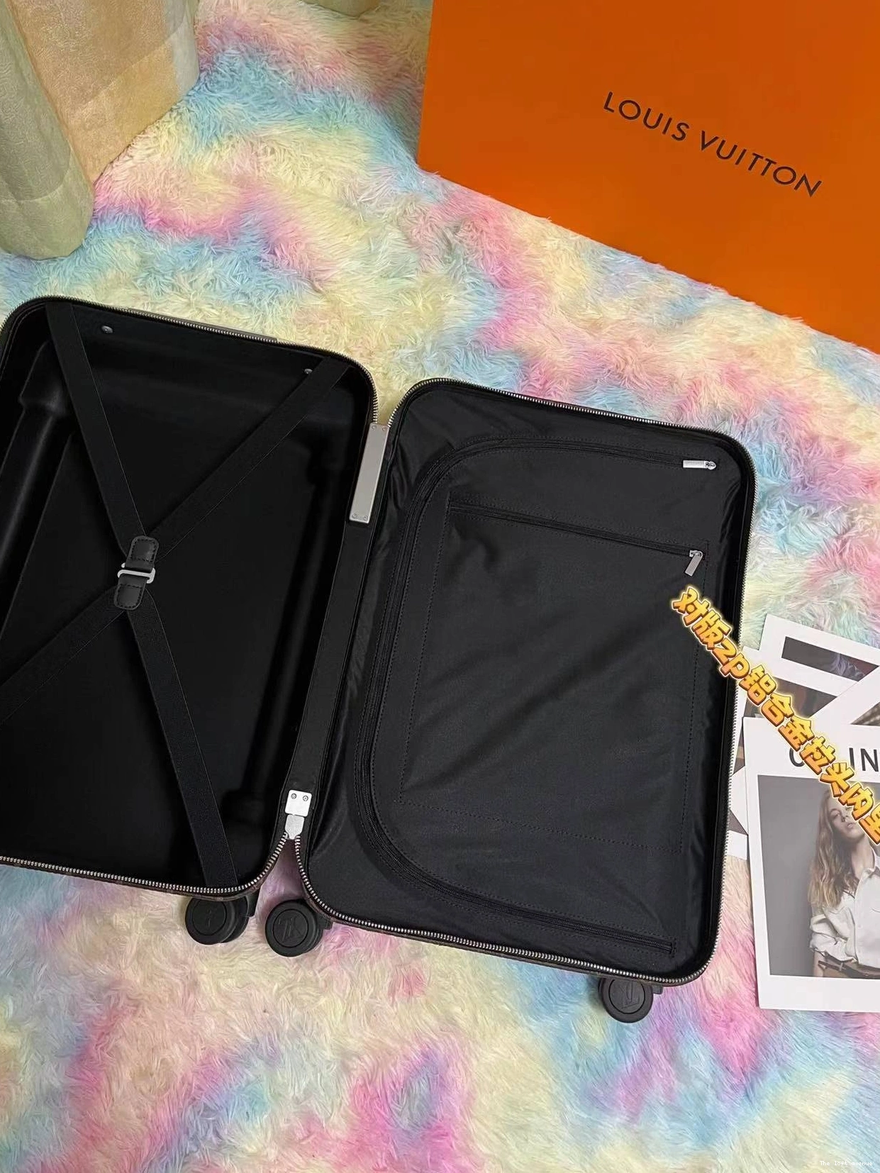 SUITCASE CANVAS BLACK CABIN 55 HORIZON MACASSAR 37L 0816